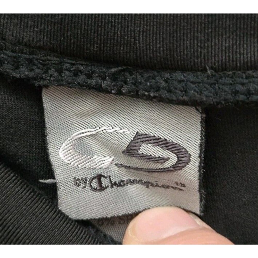 C9 Champion Womens Track Pants Size M Medium Black White Stripe Athletic Yoga - Picture 3 of 5